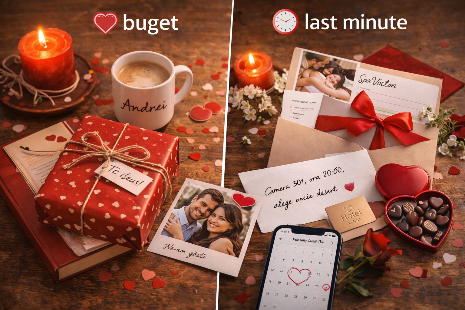 Cadouri de Valentine’s Day: idei pe bugete și „last minute”